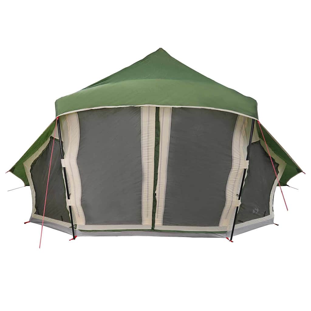 Tipi Zelt mit Dach mit Speicher Grün 508 x 470 x 300 cm Taft