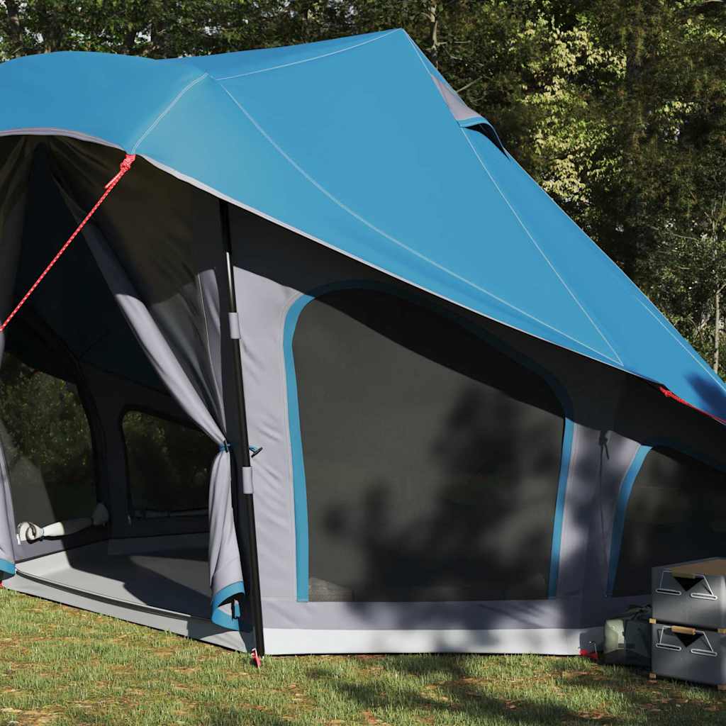 Tipi Zelt mit Dach mit Speicher Blau 508 x 470 x 300 cm Taft