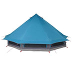 Tipi Zelt mit Dach mit Speicher Blau 508 x 470 x 300 cm Taft
