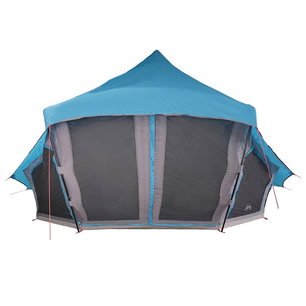 Tipi Zelt mit Dach mit Speicher Blau 508 x 470 x 300 cm Taft