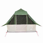 Tipi Zelt mit Dach mit Speicher Grün 358 x 296 x 258 cm Taft