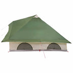 Tipi Zelt mit Dach mit Speicher Grün 358 x 296 x 258 cm Taft