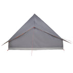 Tipi Zelt mit Dach Grau und Orange 364 x 281 x 257 cm Taft