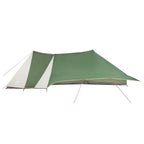 Tipi Zelt mit Dach mit Speicher Grün 660 x 456 x 200 cm Taft