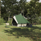 Tipi Zelt mit Dach mit Speicher Grün 400 x 346 x 250 cm Taft