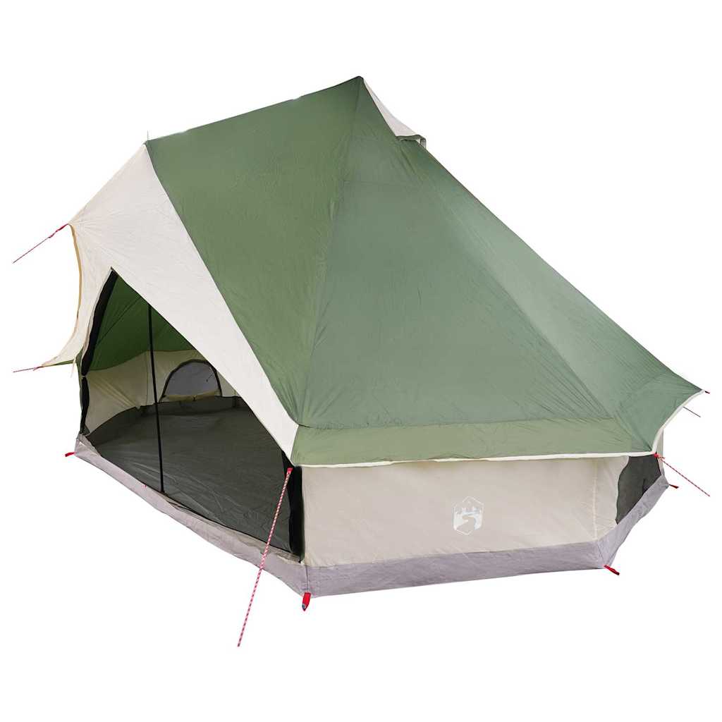 Tipi Zelt mit Dach mit Speicher Grün 400 x 346 x 250 cm Taft