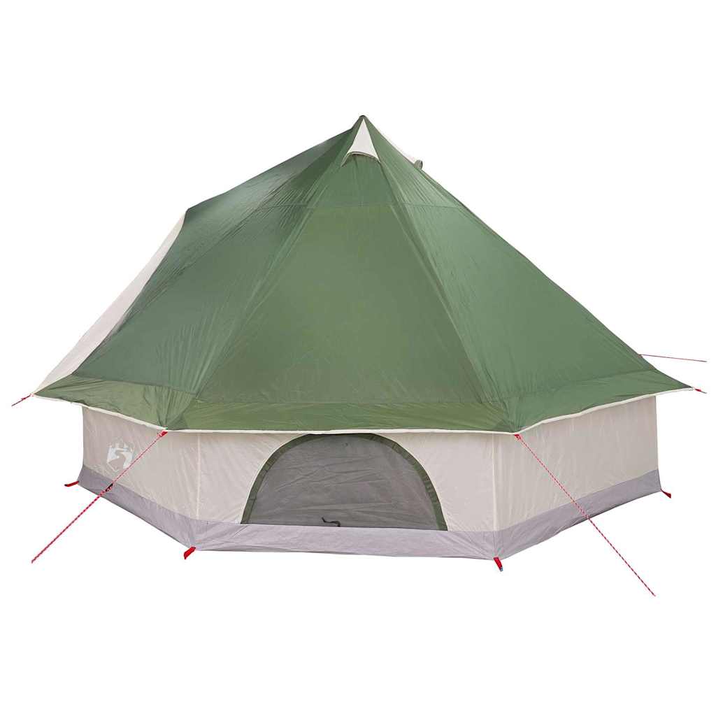 Tipi Zelt mit Dach mit Speicher Grün 400 x 346 x 250 cm Taft