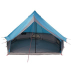 Tipi Zelt mit Dach mit Speicher Blau 400 x 346 x 250 cm Taft