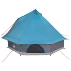 Tipi Zelt mit Dach mit Speicher Blau 400 x 346 x 250 cm Taft