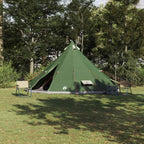Tipi Zelt mit Dach mit Speicher Grün 560 x 560 x 300 cm Taft