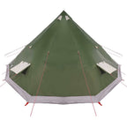 Tipi Zelt mit Dach mit Speicher Grün 560 x 560 x 300 cm Taft