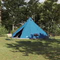 Tipi Zelt mit Dach mit Speicher Blau 560 x 560 x 300 cm Taft