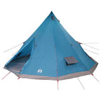 Tipi Zelt mit Dach mit Speicher Blau 560 x 560 x 300 cm Taft