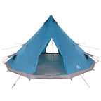 Tipi Zelt mit Dach mit Speicher Blau 560 x 560 x 300 cm Taft