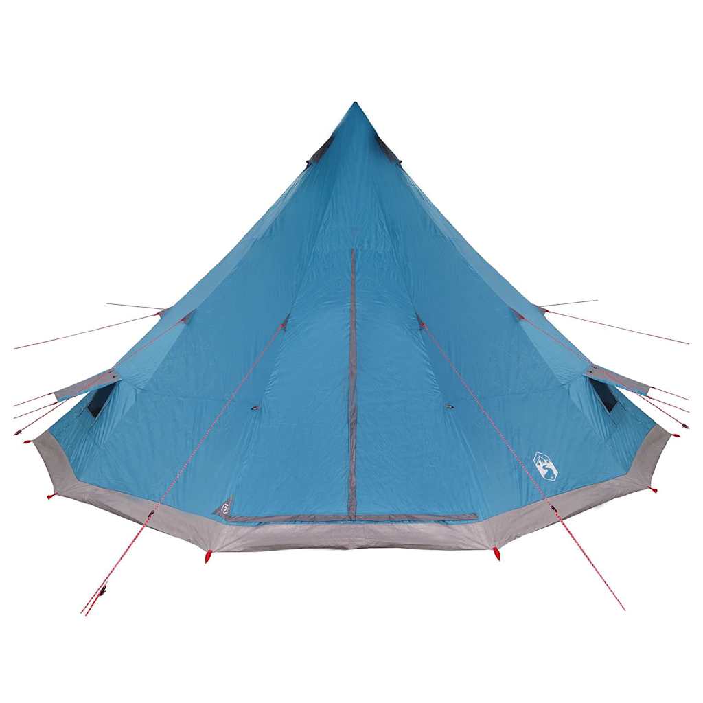 Tipi Zelt mit Dach mit Speicher Blau 560 x 560 x 300 cm Taft