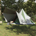 Tipi Zelt mit Dach mit Speicher Grün 510 x 690 x 330 cm Taft