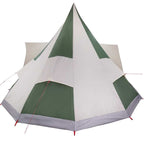 Tipi Zelt mit Dach mit Speicher Grün 510 x 690 x 330 cm Taft