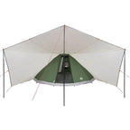 Tipi Zelt mit Dach mit Speicher Grün 510 x 690 x 330 cm Taft