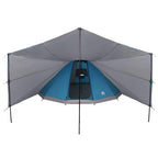 Tipi Zelt mit Dach mit Speicher Blau 510 x 690 x 330 cm Taft