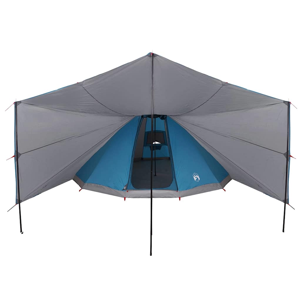 Tipi Zelt mit Dach mit Speicher Blau 510 x 690 x 330 cm Taft