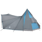 Tipi Zelt mit Dach mit Speicher Blau 510 x 690 x 330 cm Taft