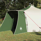 Tipi Zelt mit Dach mit Speicher Grün 492 x 492 x 275 cm Taft