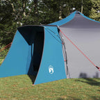 Tipi Zelt mit Dach mit Speicher Blau 492 x 492 x 275 cm Taft