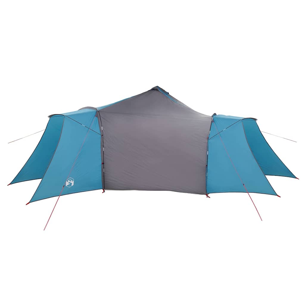 Tipi Zelt mit Dach mit Speicher Blau 492 x 492 x 275 cm Taft