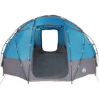 Kuppelzelt mit Dach mit Speicher Blau 475 x 475 x 235 cm Taft