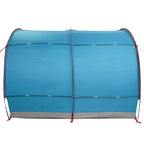 Fahrradgarage mit Dach Blau 256 x 222 x 182 cm Taft