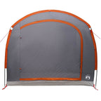 Zelt mit Dach Grau und Orange 268 x 240 x 191 cm Polyester