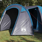 Kuppelzelt Kuppel mit Dach mit Speicher Blau 384 x 254 x 170 cm