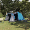 Kuppelzelt Kuppel mit Dach mit Speicher Blau 384 x 254 x 170 cm