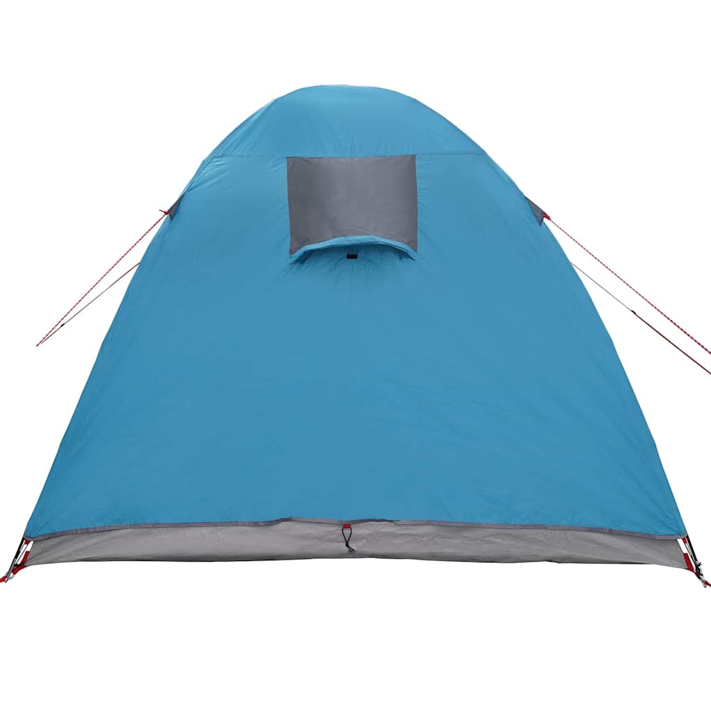 Kuppelzelt Kuppel mit Dach mit Speicher Blau 384 x 254 x 170 cm