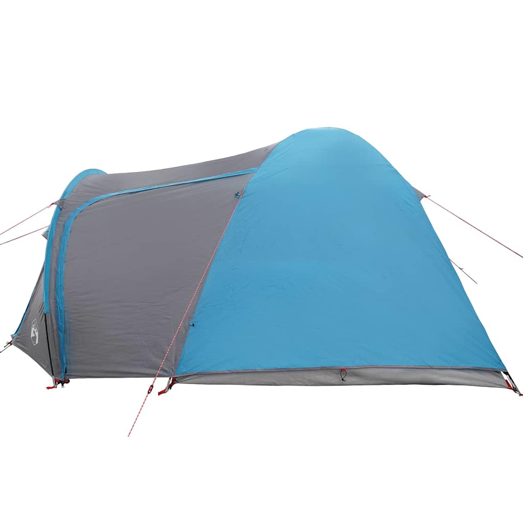 Kuppelzelt Kuppel mit Dach mit Speicher Blau 384 x 254 x 170 cm