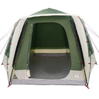 Campingzelt Hütte mit Dach Grün 420 x 420 x 227 cm Polyester