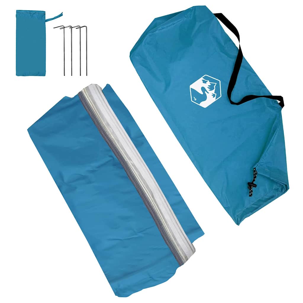 Wasserfeste Plane mit Dach Blau 240 x 460 cm