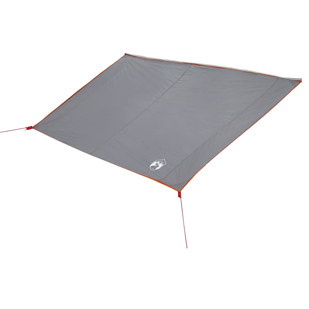 Wasserfeste Plane mit Dach Grau und Orange 240 x 460 cm