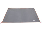 Wasserfeste Plane mit Dach Grau und Orange 240 x 460 cm