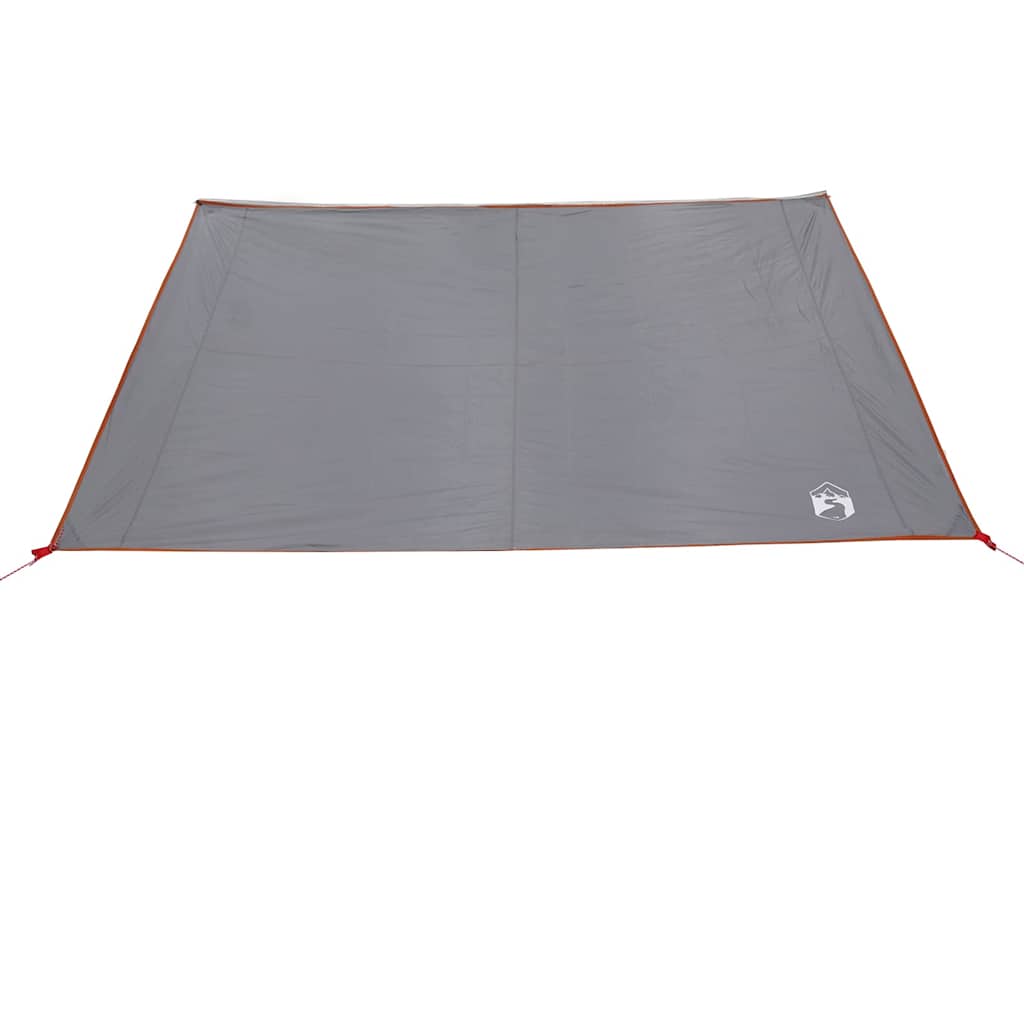 Wasserfeste Plane mit Dach Grau und Orange 240 x 460 cm