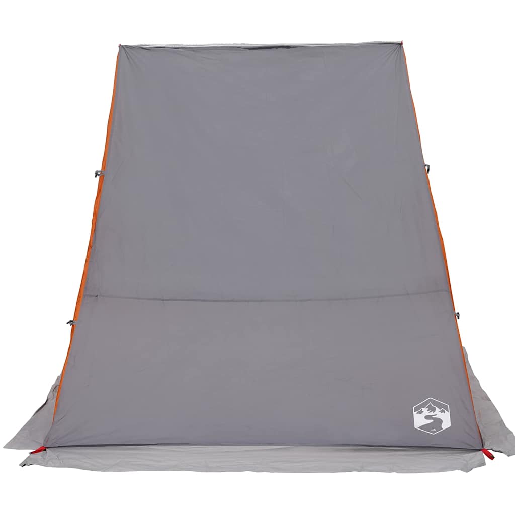 Heckklappenzelt Grau und Orange 190 x 150 x 185 cm Taft