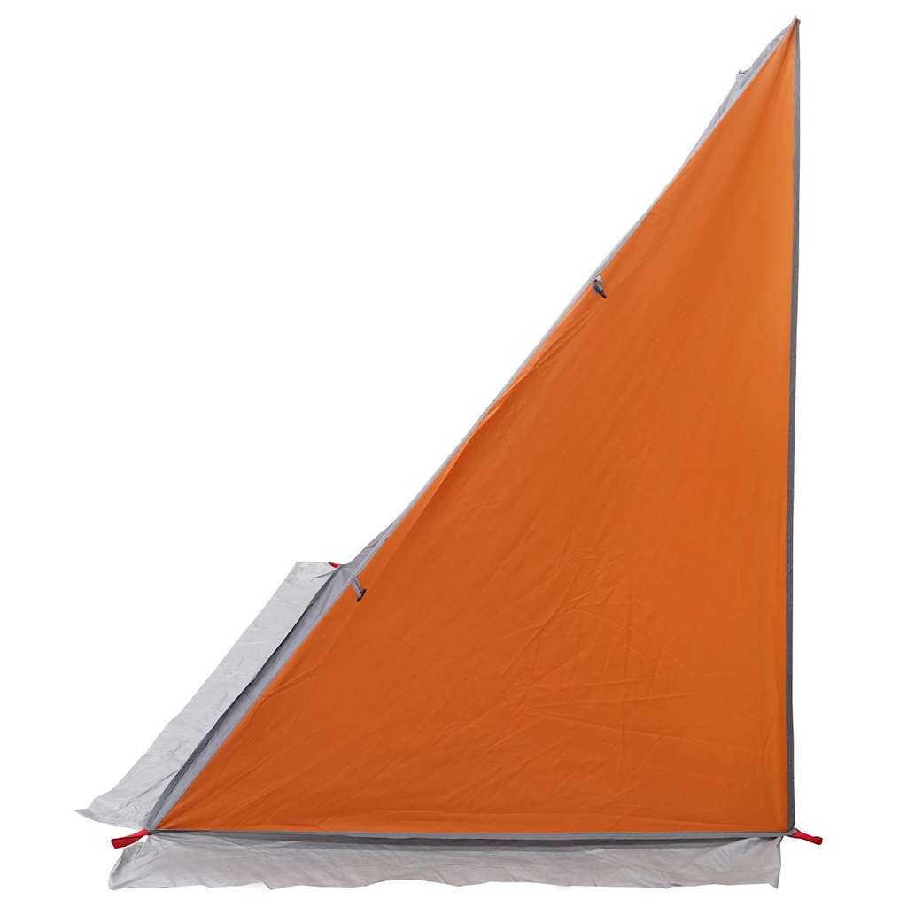 Heckklappenzelt Grau und Orange 190 x 150 x 185 cm Taft