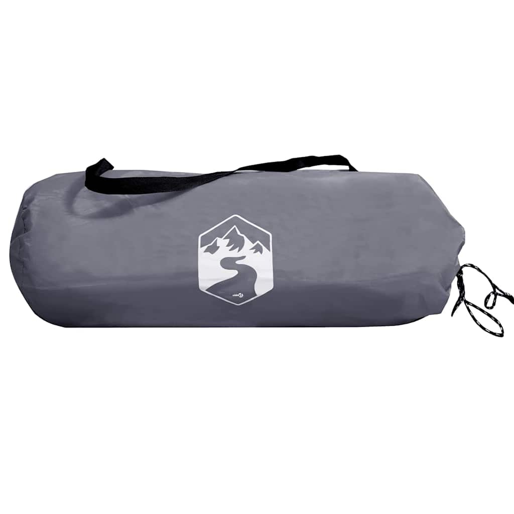 Heckklappenzelt Grau und Orange 194 x 180 x 210 cm Taft