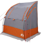 Heckklappenzelt Grau und Orange 194 x 180 x 210 cm Taft
