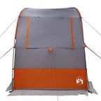Heckklappenzelt Grau und Orange 194 x 180 x 210 cm Taft