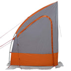 Heckklappenzelt Grau und Orange 194 x 180 x 210 cm Taft