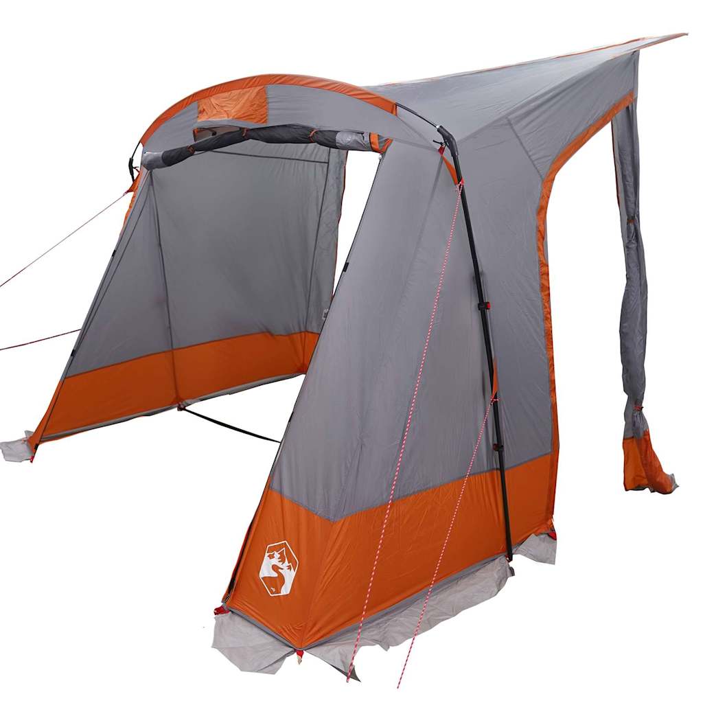 Heckklappenzelt Grau und Orange 285 x 255 x 245 cm Taft