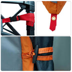 Innenzelt mit Dach Grau und Orange 280 x 220 x 176 cm Taft