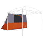 Innenzelt mit Dach Grau und Orange 280 x 220 x 176 cm Taft