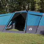 Familienzelt mit Dach mit Speicher Blau 833 x 585 x 216 cm Taft